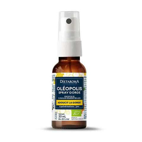 Oléopolis-Spray gorge Propolis Bio-20ml-Dietaroma