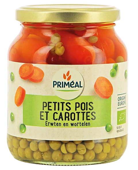 Organic Peas and Carrots-370ml-Priméal