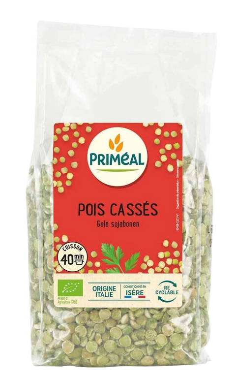 Organic split peas-500g-Priméal