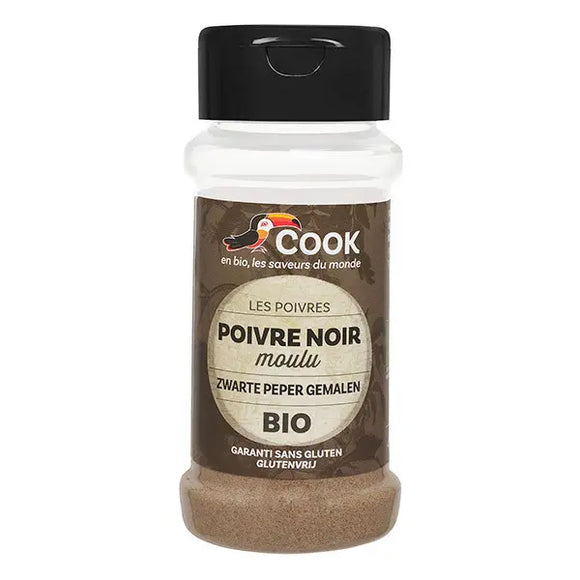 Poivre Noir Bio en poudre-45g-Cook