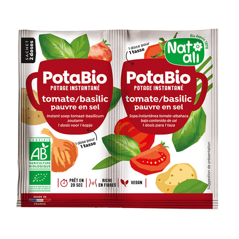 Potabio Tomato Basil Organic-17g-Natali
