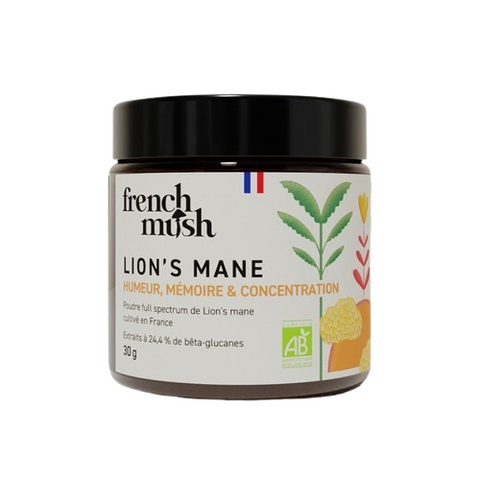 Poudre de Lion's Mane Bio-30g-French Mush