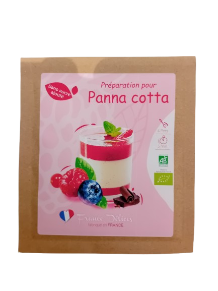 Préparation pour Panna cotta Bio-France délices