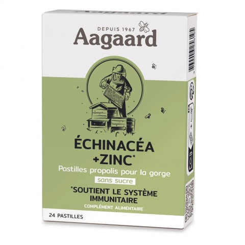 Propolentum Echinacea+Zinc-24 pastilles-Aagaard