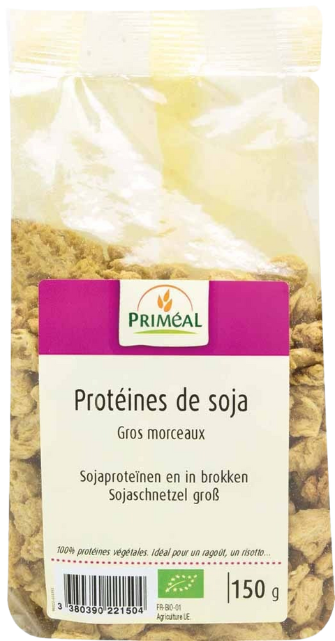 Protéines de Soja-gros morceaux-150g-Priméal