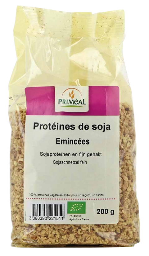 Protéines de Soja émincées Bio-200g-Priméal