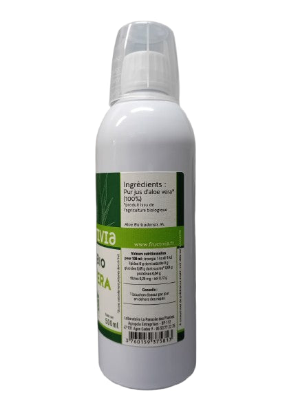 Pur Jus d’Aloé Vera Bio 500ml-Fructivia