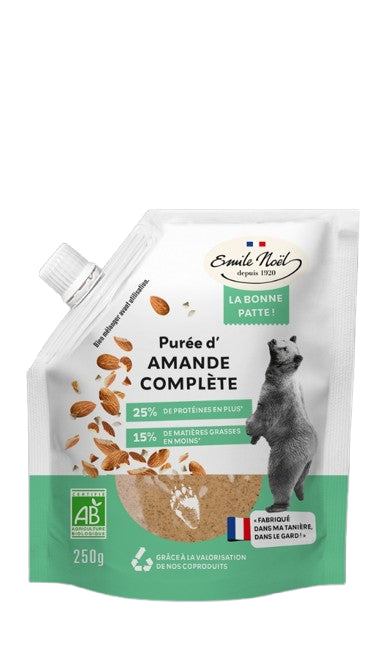 Purée d'Amande Complète Bio-250g-Emile Noël