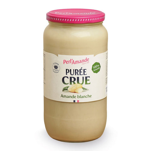 Raw White Almond Puree Organic-630g-Perl'Amande