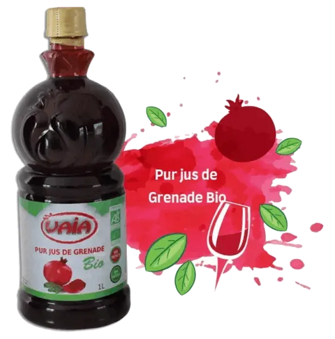 Pure Pomegranate juice Bio-1l-Vaia