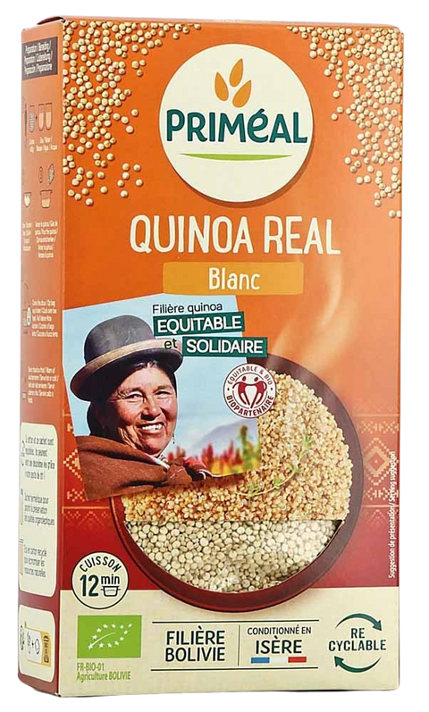 Organic white quinoa-500g or 1kg-Priméal