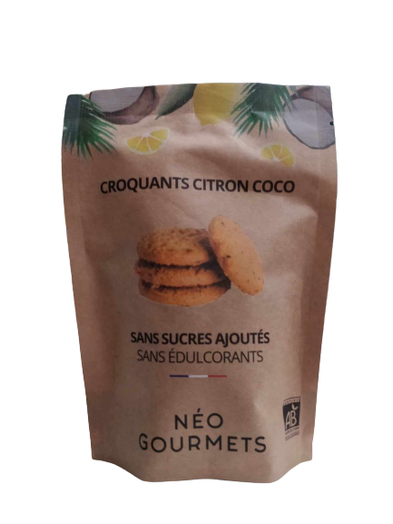 Sablés Citron Coco Bio-100g-Néo Gourmets