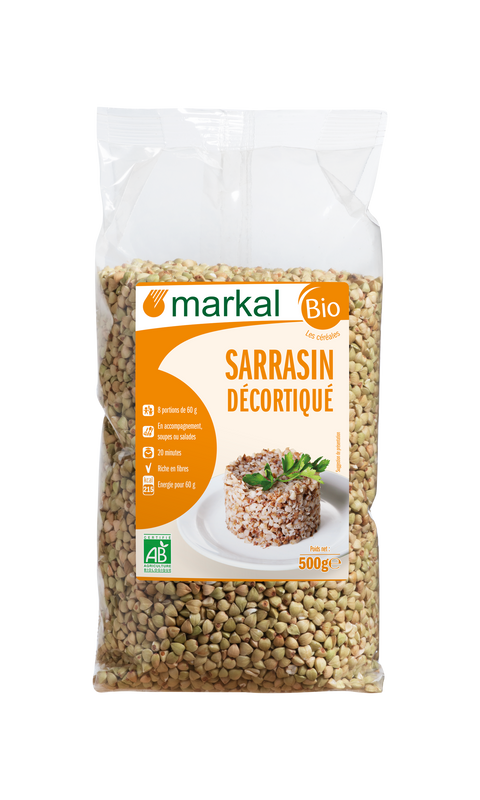 Organic hulled buckwheat-500g-Markal