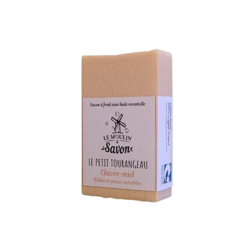 solid soap le petit tourangeau (goat cheese-honey)-100g-The soap mill 