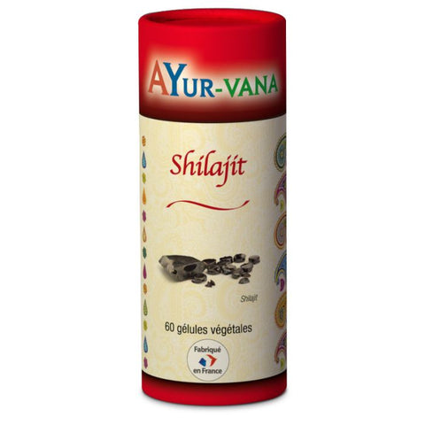 Extracto de Shilajit-60 cápsulas-Ayur Vana
