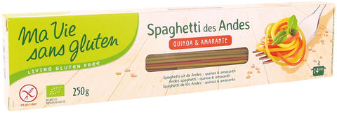 Espaguetis orgánicos de los Andes-250g-Mi vida sin gluten