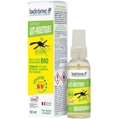 Spray Anti-moustiques aux Huiles Essentielles Bio-50ml-Ladrôme