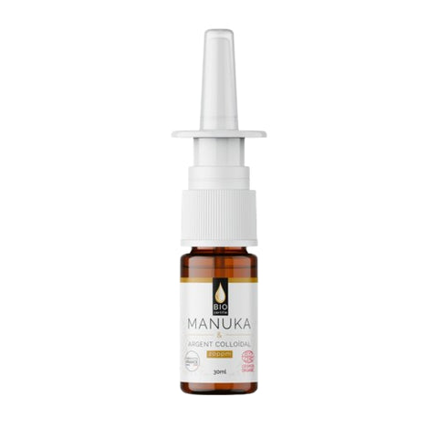 Spray Nasal Manuka Bio 16+ Sapin Baumier Argent Colloïdal 20ppm 30ml - Dr. Theiss