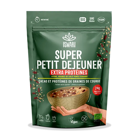 Super petit déjeuner Extra protéinés-360g-Iswari