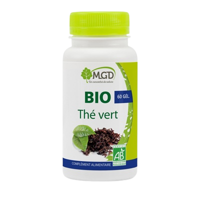Thé vert bio-60 gélules-MGD