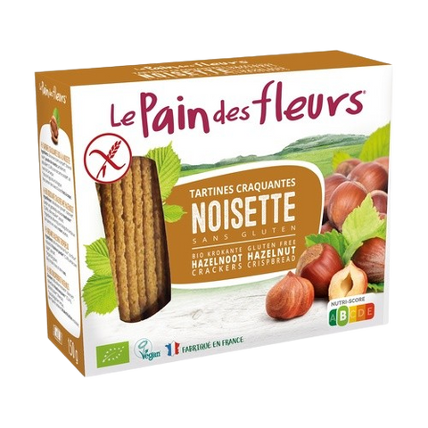 Crunchy Hazelnut Toasts Organic-150g-Le Pain des fleurs
