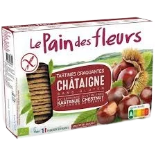 Crunchy chestnut toast-150 or 300g-Le Pain des Fleurs