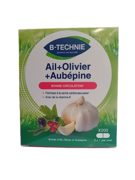 Tensifit-Ail+Olivier+Aubépine-80 capsules-B-Technie