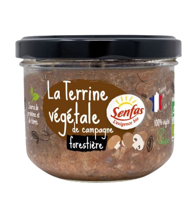 Terrine de Campagne Végétale Forestière Bio 200g – Senfas