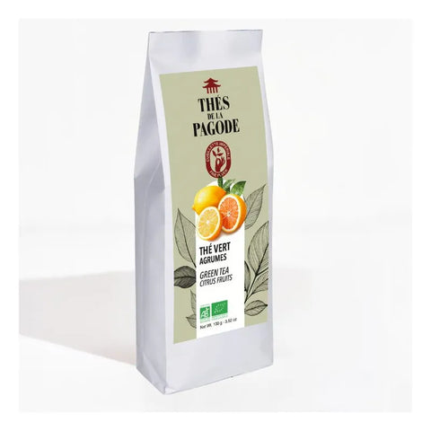 Thé vert Citron Gingembre Bio-100g-Thé de la Pagode