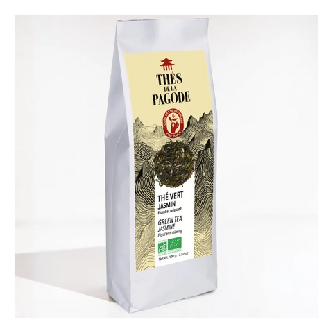Thé vert Jasmin Bio-100g-Thés de la Pagode