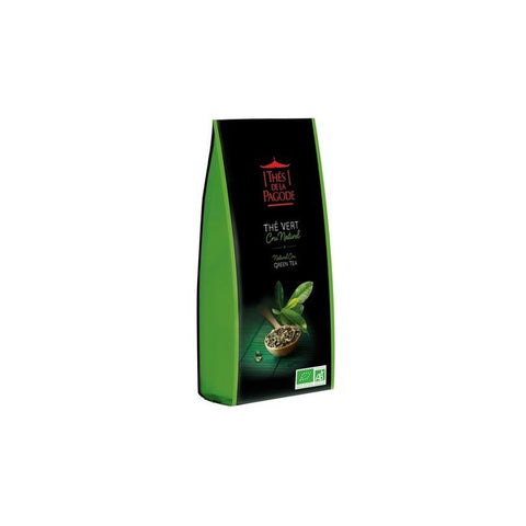 Organic raw natural green tea-100g-Thés de la Pagode