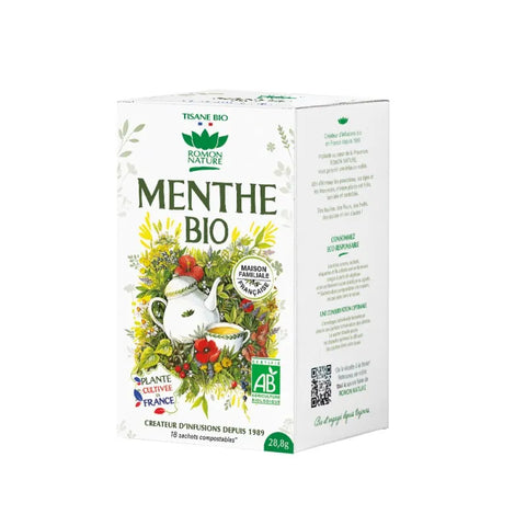 Té de Hierbas Menta Ecológico-18 sobres-Romon Nature