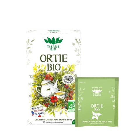 Tisane Ortie Bio France 18 Sachets – Romon Nature