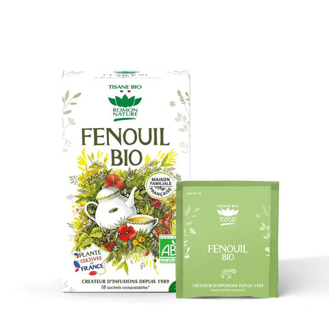 Tisane de Fenouil Bio-18 sachets-Romon Nature