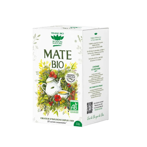 Tisane de Maté Bio-18 sachets-Romon Nature