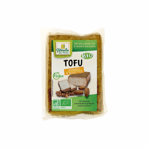 Tofu Orgánico De Almendras Y Avellanas-200g-Moulin des Moines