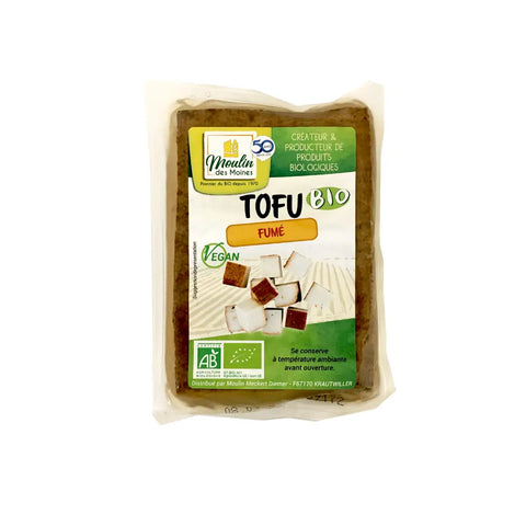 Organic smoked tofu-200g-Moulin des Moines