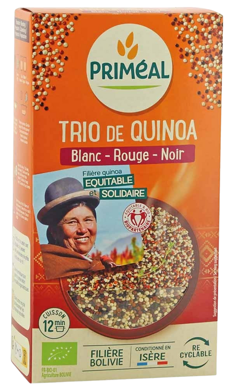Organic Quinoa Trio-500g-Priméal