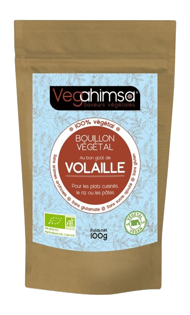 Organic poultry vegetable broth-100g-VegaHimsa