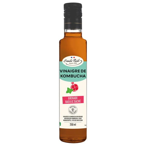 Vinagre de Kombucha Bio-Granada Albahaca Sagrada-250ml