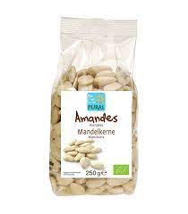 Organic blanched almonds-250g-Pural