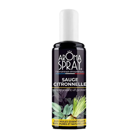 spray anti insectes aux huilles essentielles aromaspray sauge citronnelle