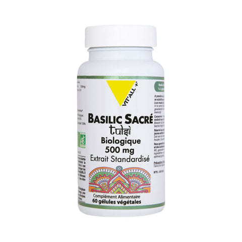 Organic Holy Basil Tulsi-60 capsules-Vit'all+