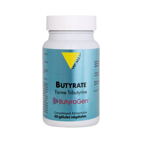 ButyraGen™ Tributyrine Complexe-60 Gélules-Vit'all+