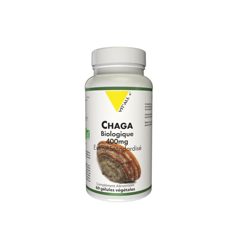 Organic Chaga 400mg-60 capsules-Vit'all+
