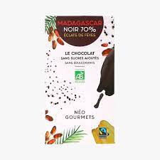 Chocolate Negro 70% Origen Madagascar-70g-Néo Gourmets