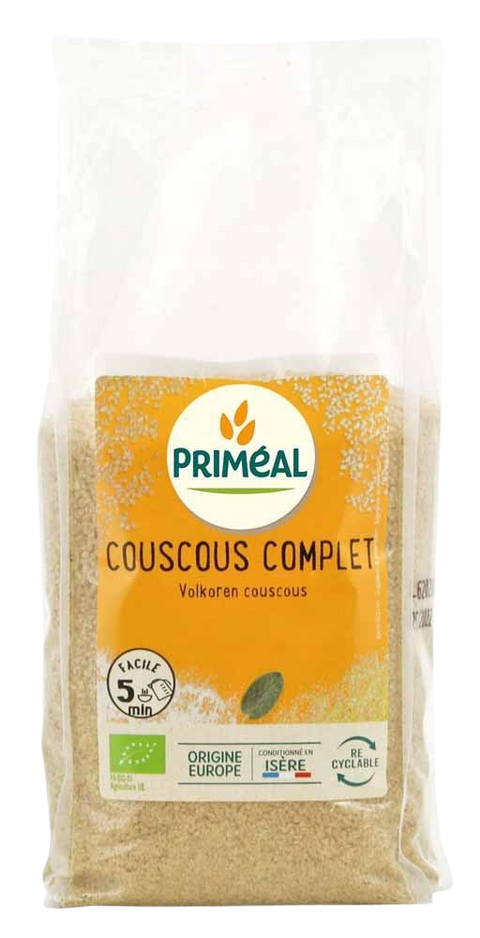 Organic wholemeal couscous-500g-Priméal