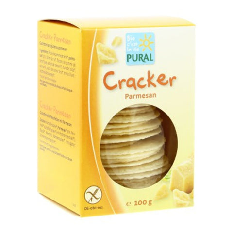 Organic Parmesan Cracker-100g-Pural