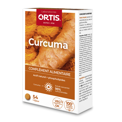 Cúrcuma-54 comprimidos-Ortis
