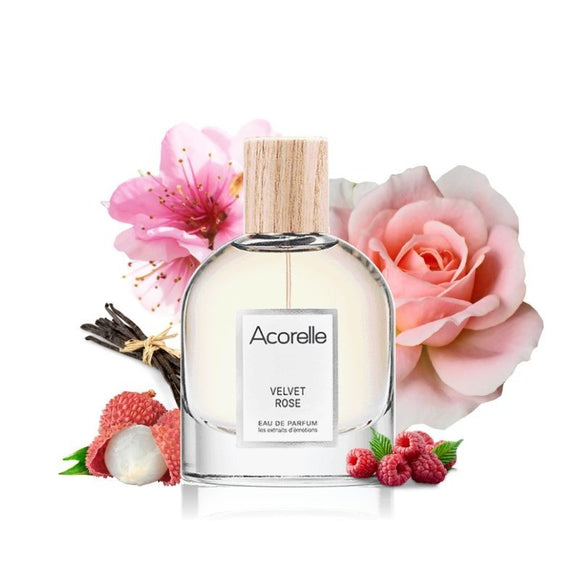Eau de Parfum Velvet Rose BIO-50ml-Acorelle